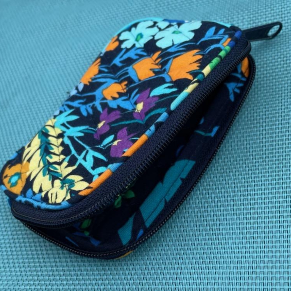 Vera Bradley Coin Purse Floral Flower Small Wallet
